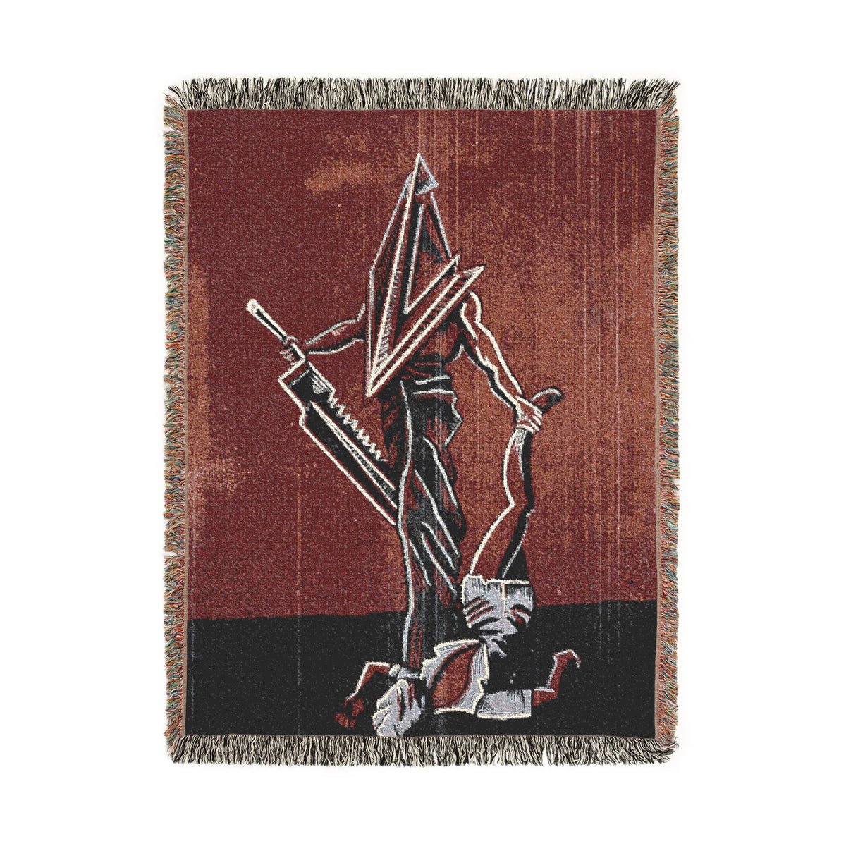 Pyramid Head Silent Hill Woven Tapestry & Throw