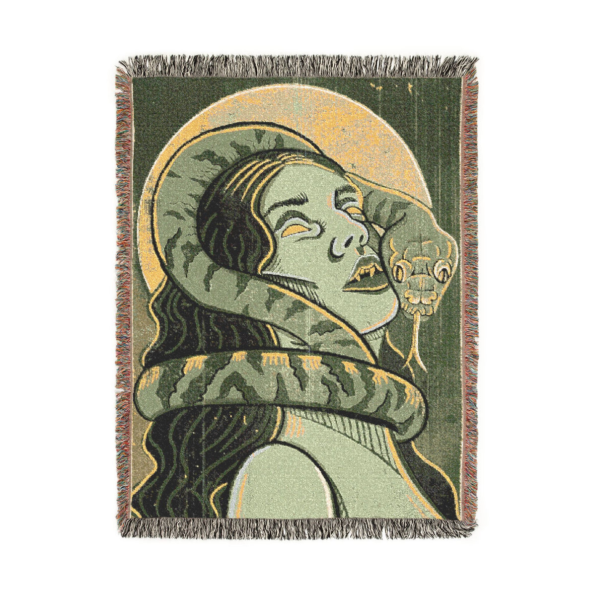 Serpent’s Kiss Woven Tapestry & Throw