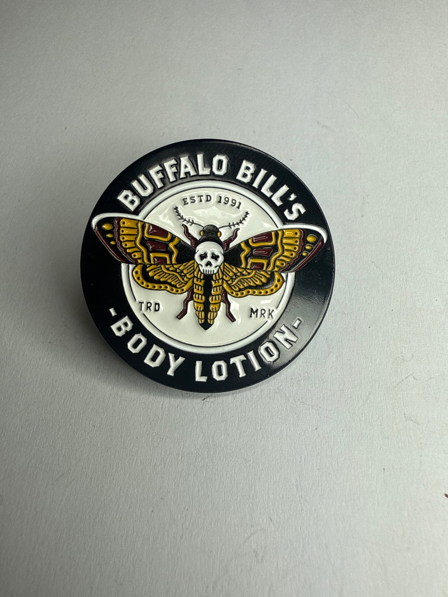 Buffalo Bill’s body lotion pin