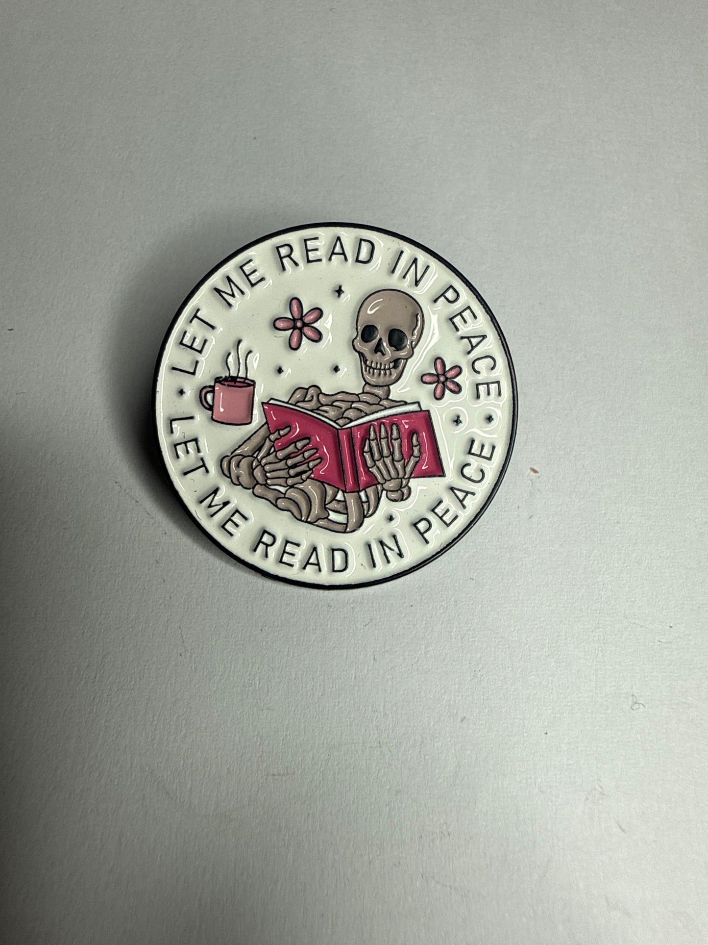 Let me read in peace