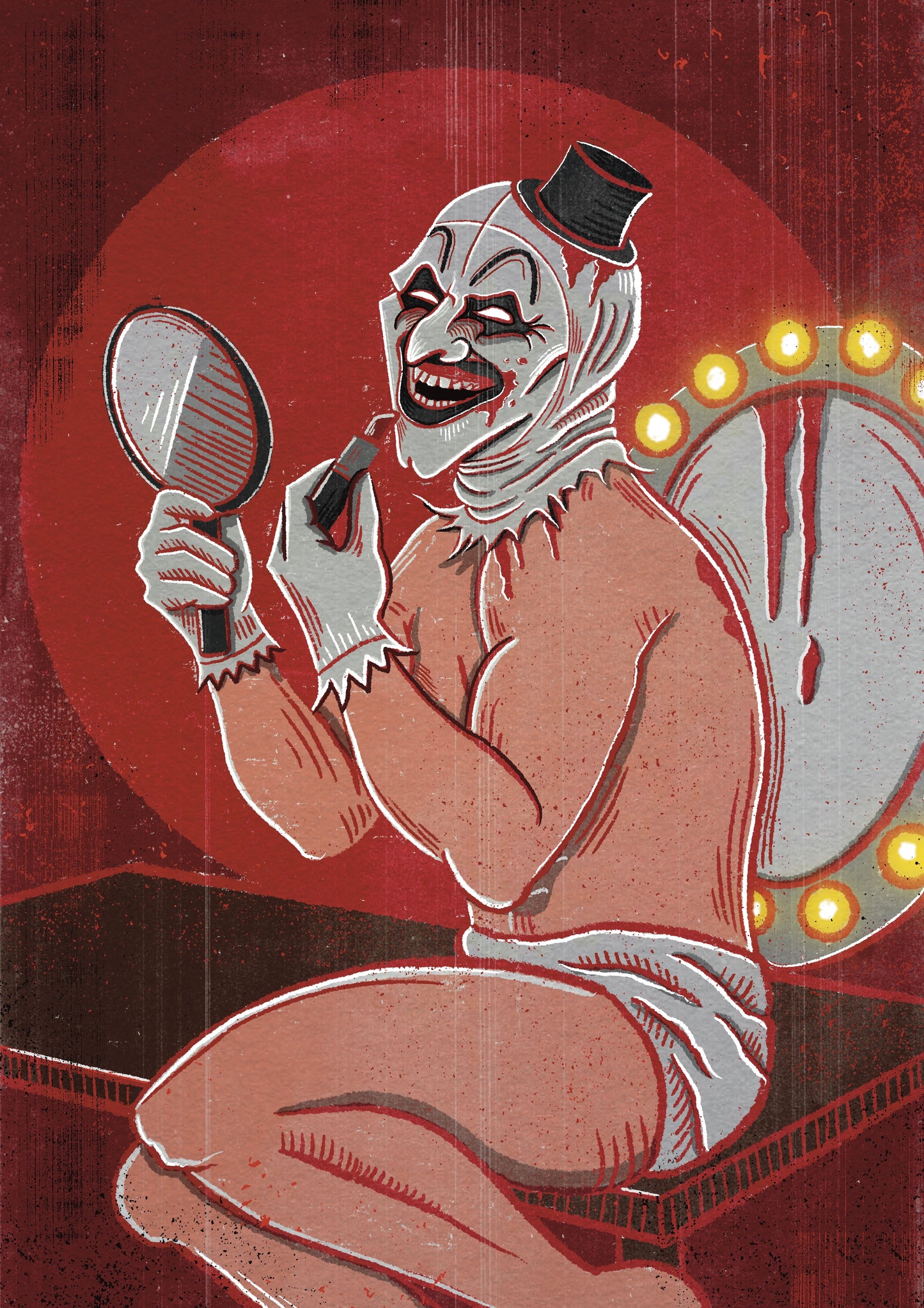 Sexy Art the Clown Terrifier Pin-Up Horror Art Print