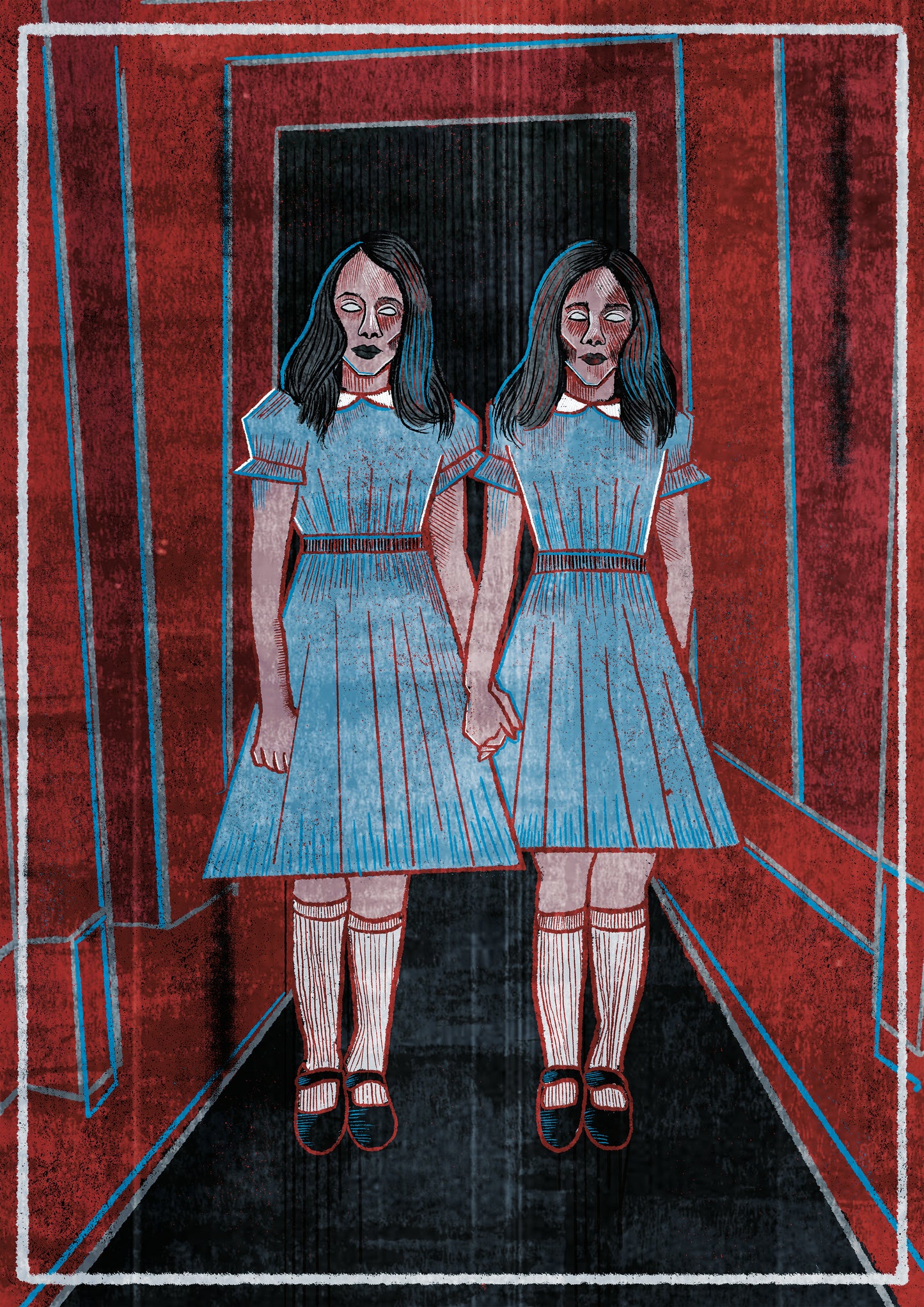 The Shining Grady Twins Art Print