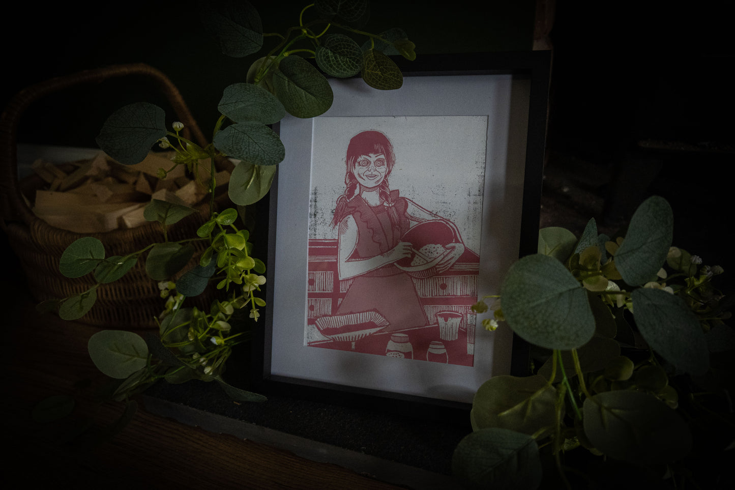 Annabelle baking art print
