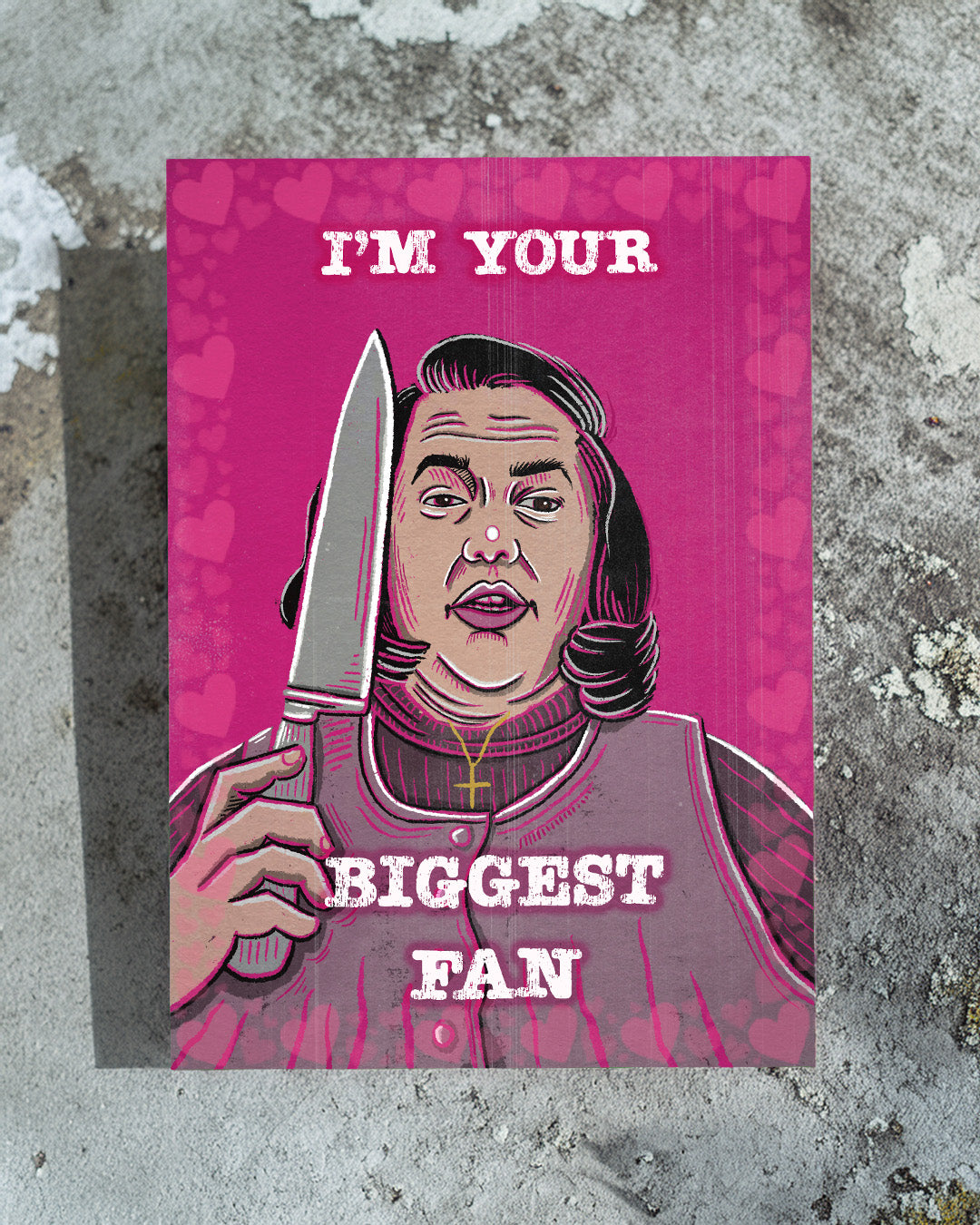 Misery Themed Valentines Day Card