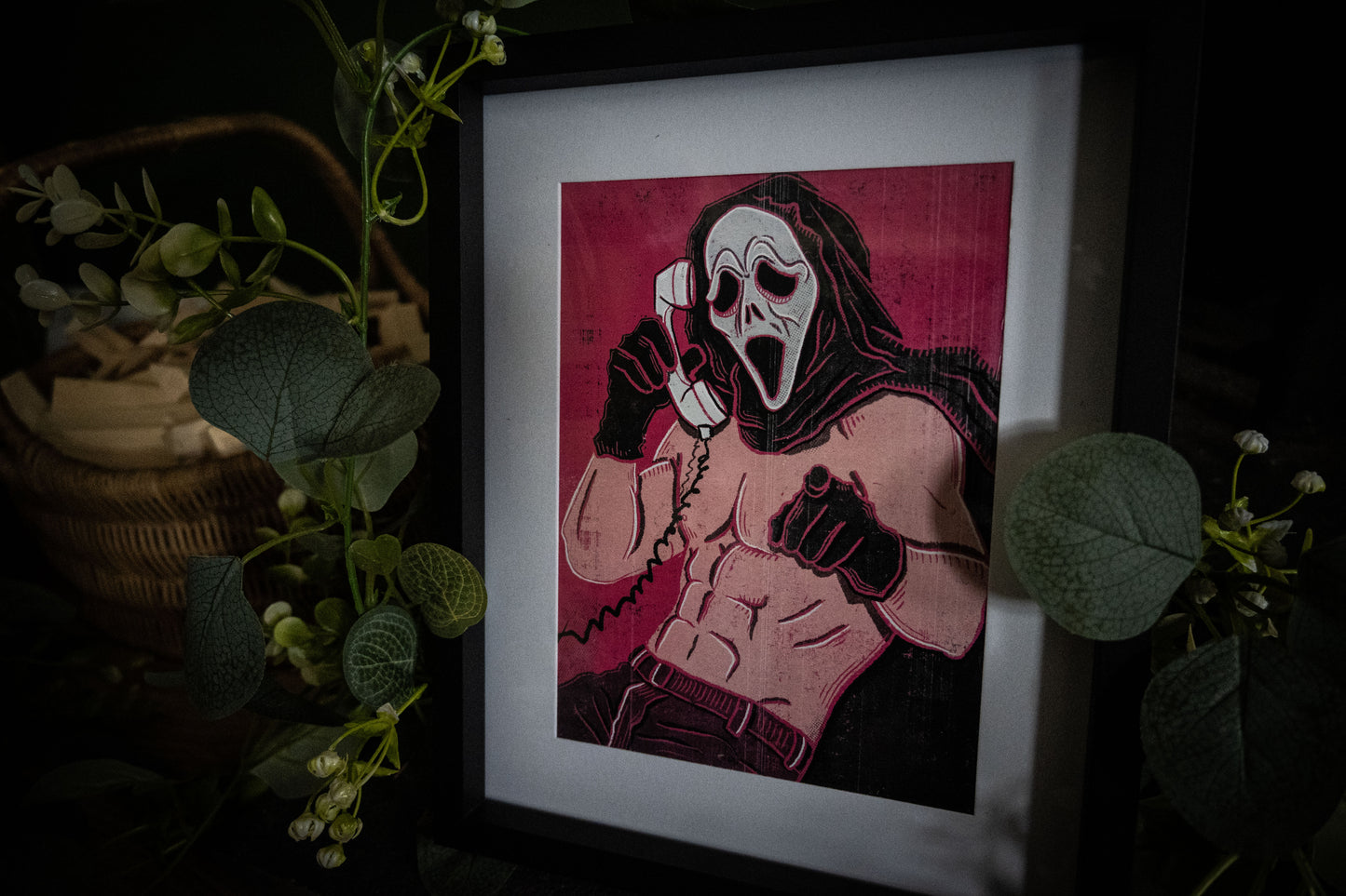 Sexy Ghostface — Pinup Art Print