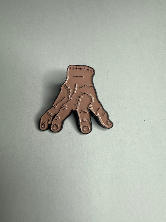Addams family- thing- enamel pin