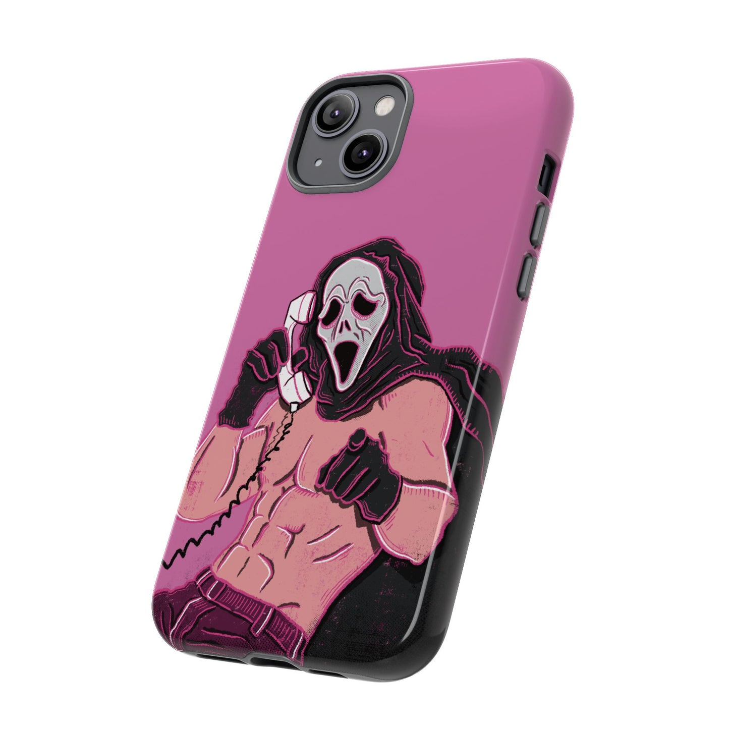 Sexy Ghostface – Phone Case — Scream Masked Muscle Caller Graphic Protective Case