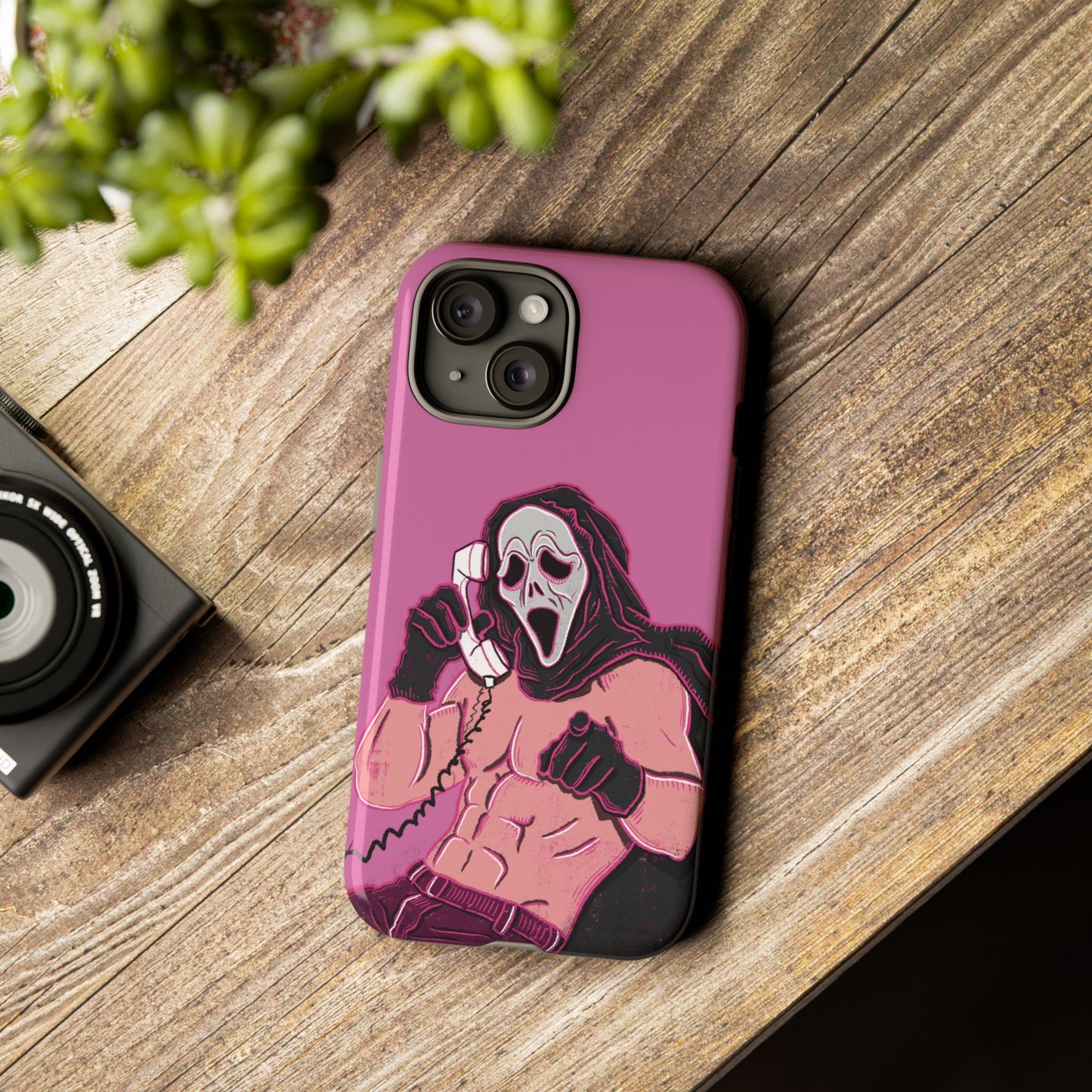 Sexy Ghostface – Phone Case — Scream Masked Muscle Caller Graphic Protective Case