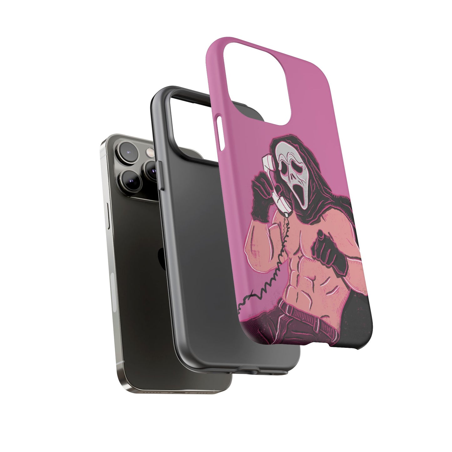 Sexy Ghostface – Phone Case — Scream Masked Muscle Caller Graphic Protective Case