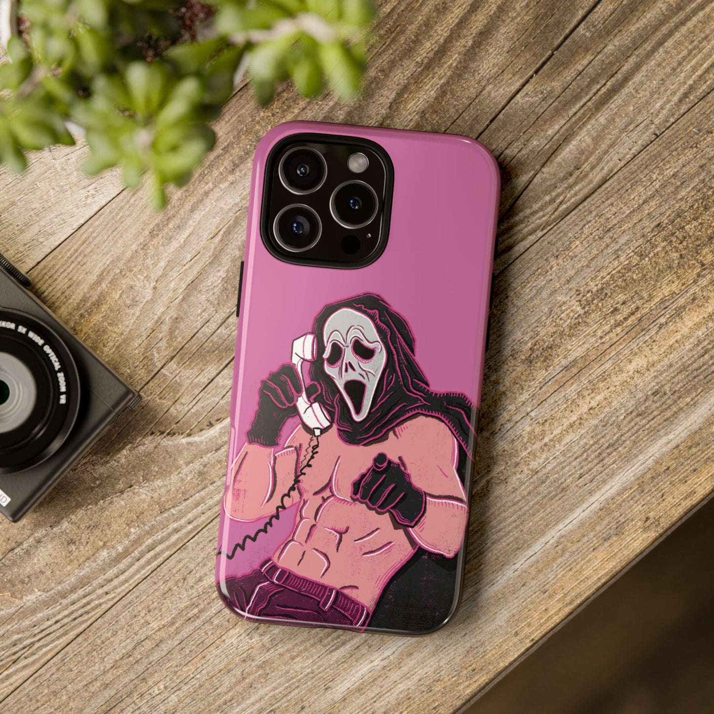 Sexy Ghostface – Phone Case — Scream Masked Muscle Caller Graphic Protective Case