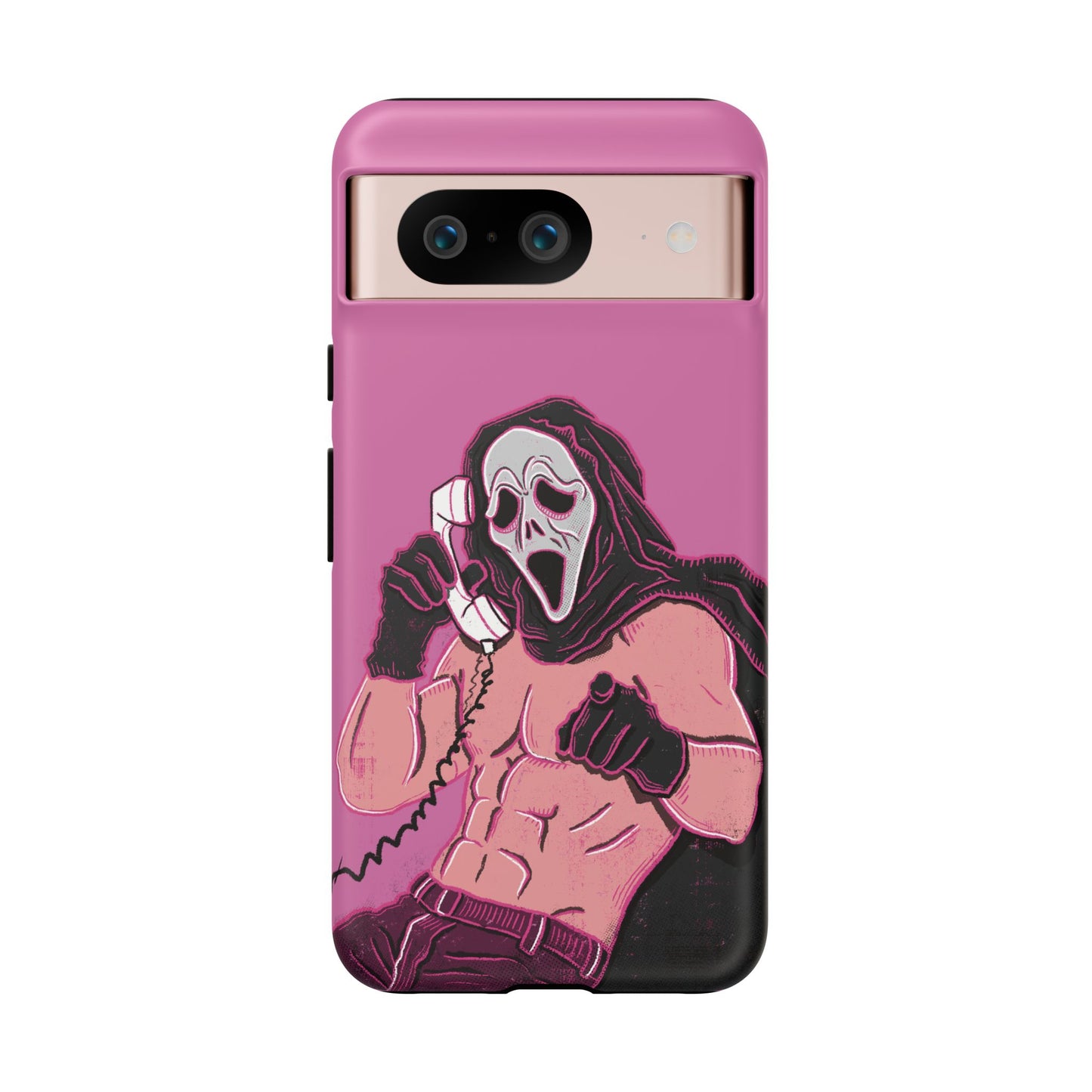 Sexy Ghostface – Phone Case — Scream Masked Muscle Caller Graphic Protective Case