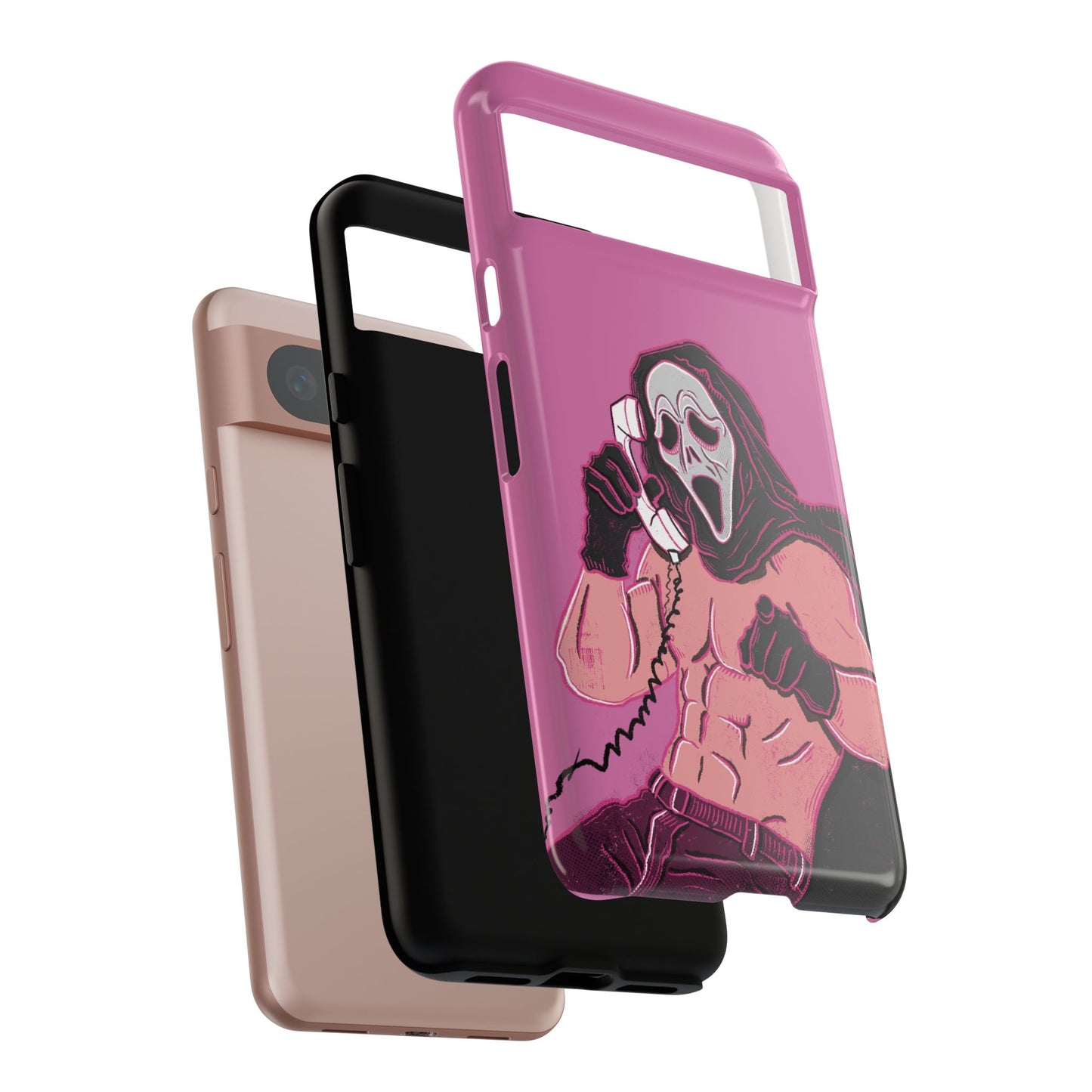 Sexy Ghostface – Phone Case — Scream Masked Muscle Caller Graphic Protective Case