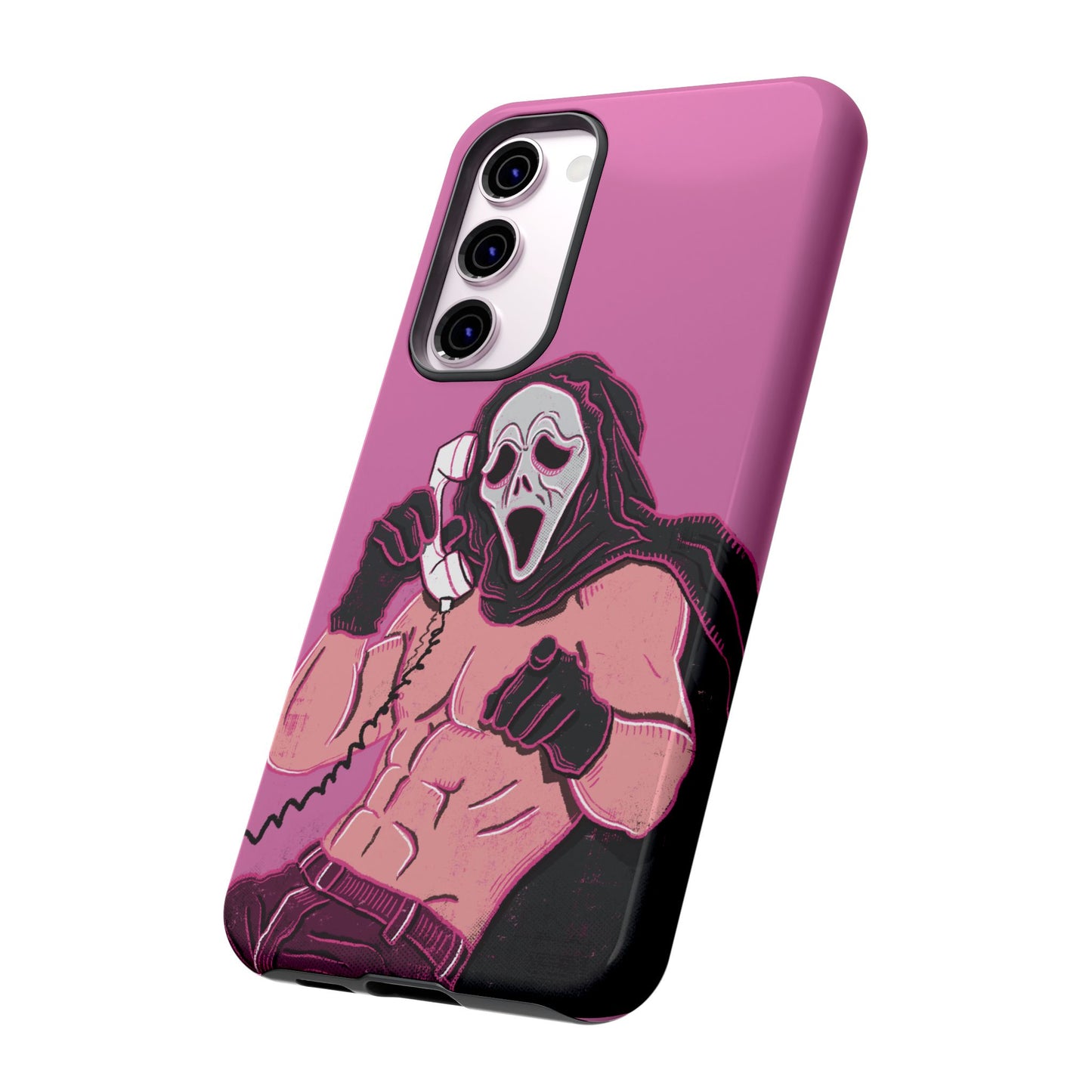 Sexy Ghostface – Phone Case — Scream Masked Muscle Caller Graphic Protective Case
