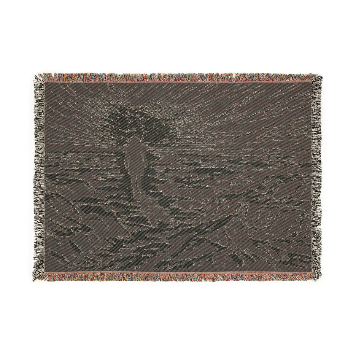 Frankenstein: Across the Frozen Wastes Woven Tapestry & Throw