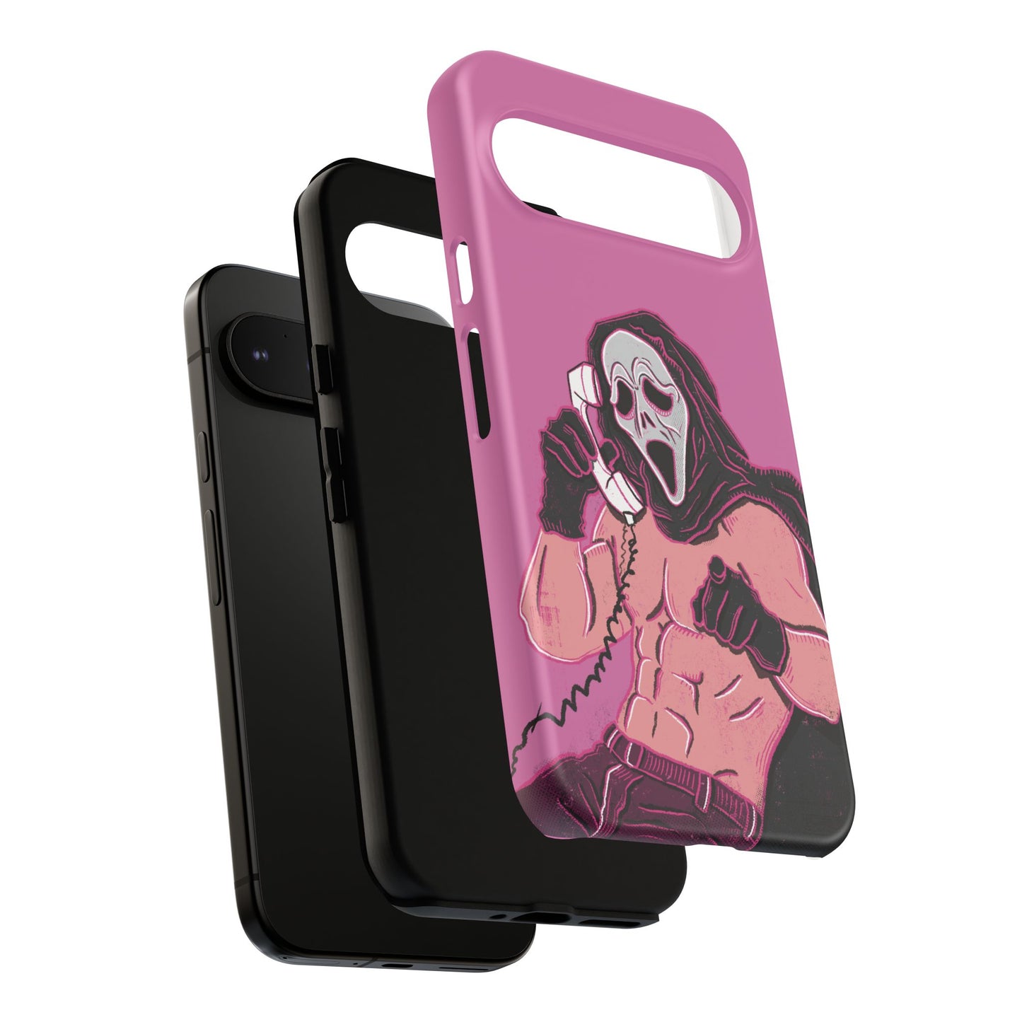 Sexy Ghostface – Phone Case — Scream Masked Muscle Caller Graphic Protective Case
