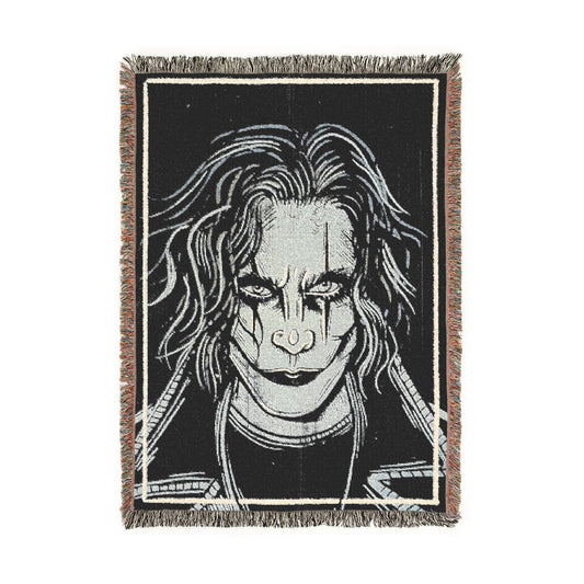 The Crow Portrait Woven Tapestry & Throw