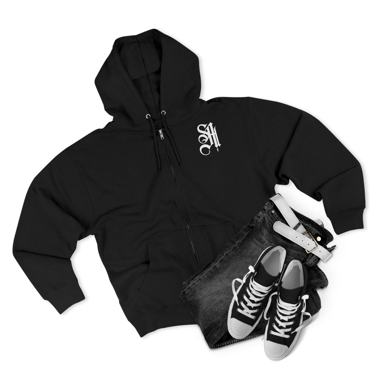 Colourful Bat Zip Hoodie