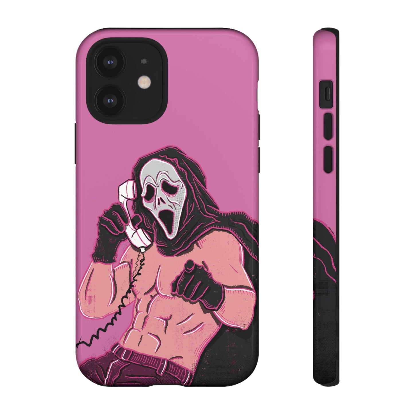 Sexy Ghostface – Phone Case — Scream Masked Muscle Caller Graphic Protective Case