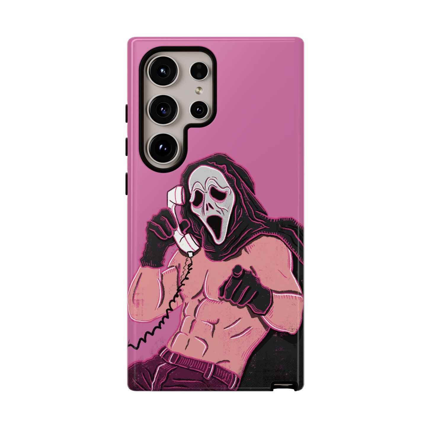 Sexy Ghostface – Phone Case — Scream Masked Muscle Caller Graphic Protective Case