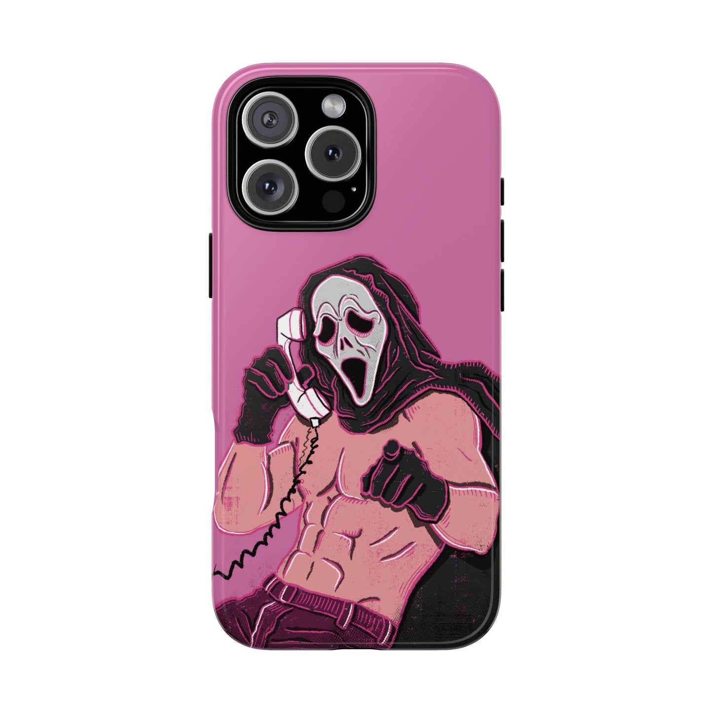 Sexy Ghostface – Phone Case — Scream Masked Muscle Caller Graphic Protective Case