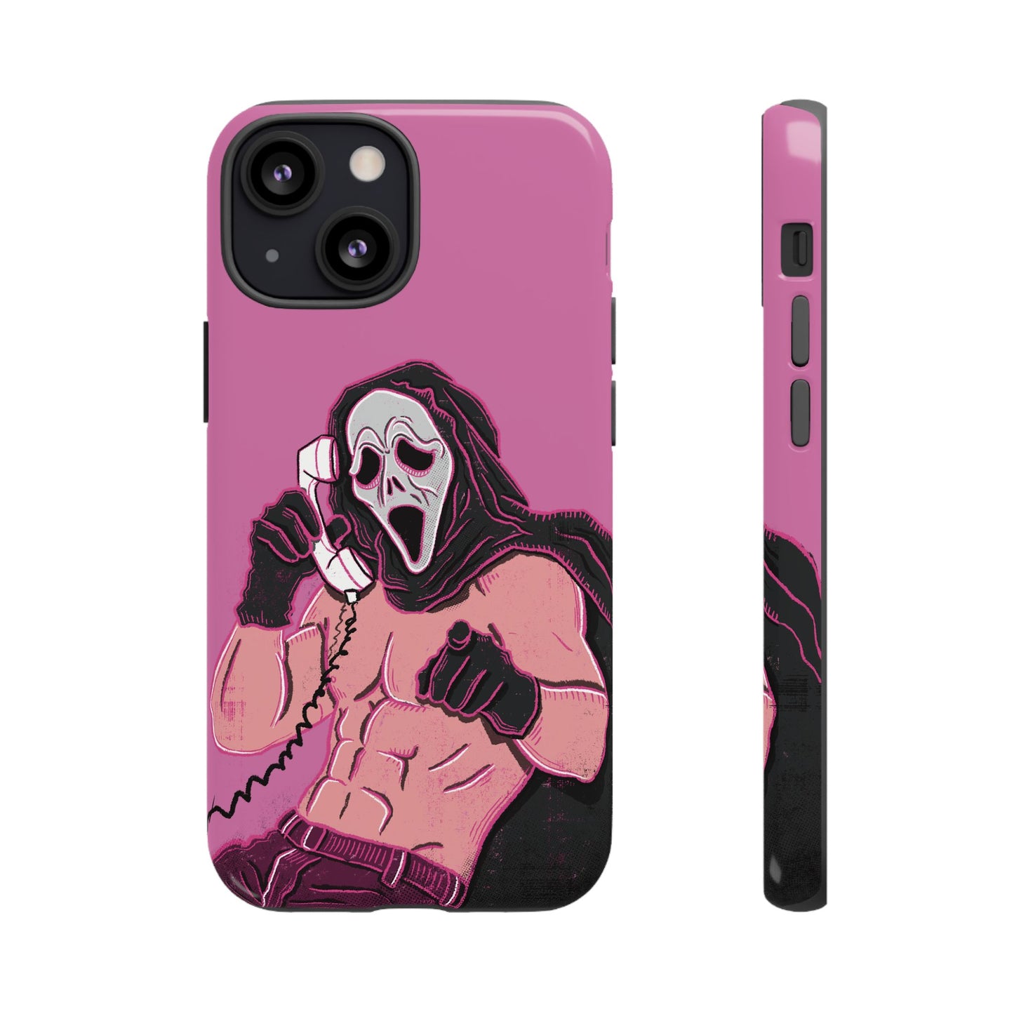 Sexy Ghostface – Phone Case — Scream Masked Muscle Caller Graphic Protective Case