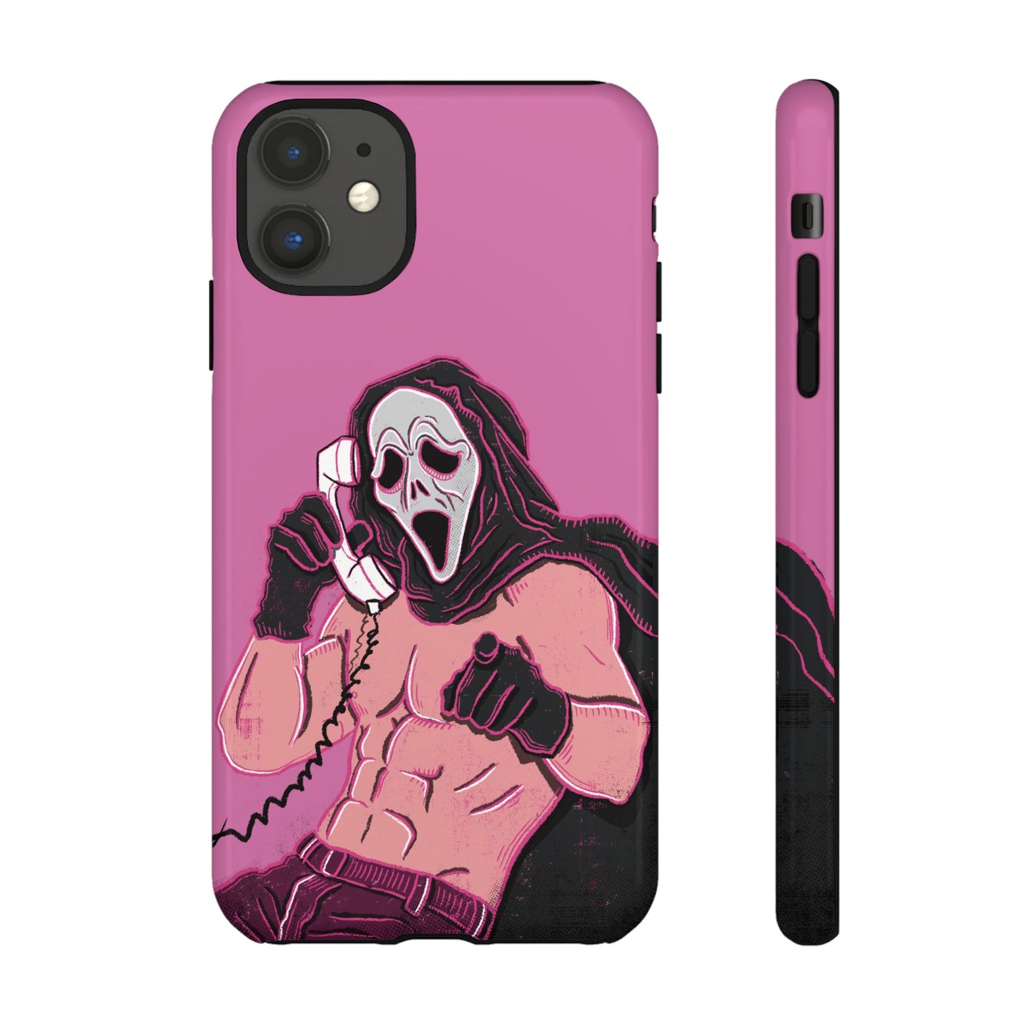 Sexy Ghostface – Phone Case — Scream Masked Muscle Caller Graphic Protective Case