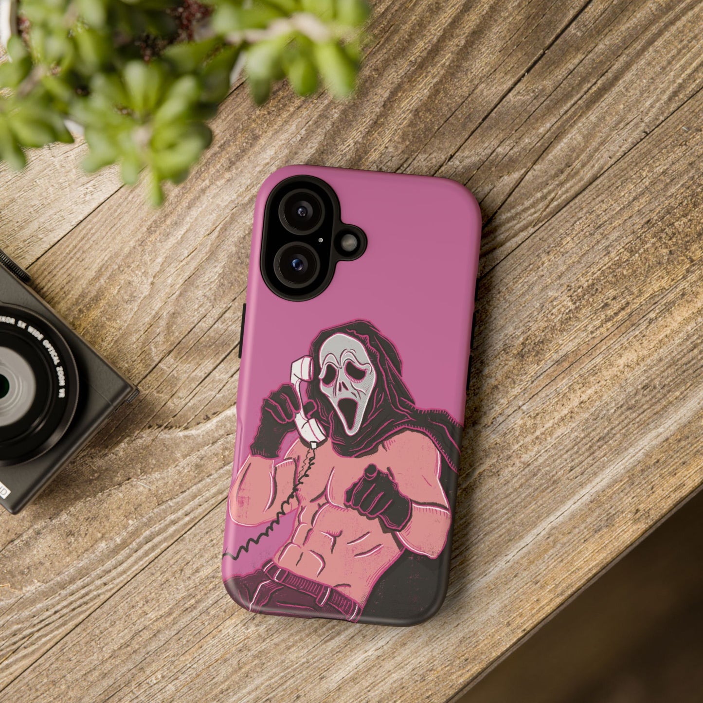 Sexy Ghostface – Phone Case — Scream Masked Muscle Caller Graphic Protective Case