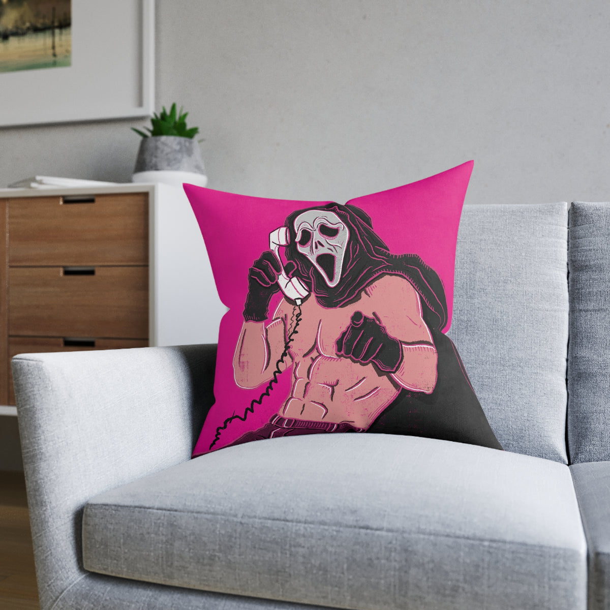Sexy Ghostface Square Pillow
