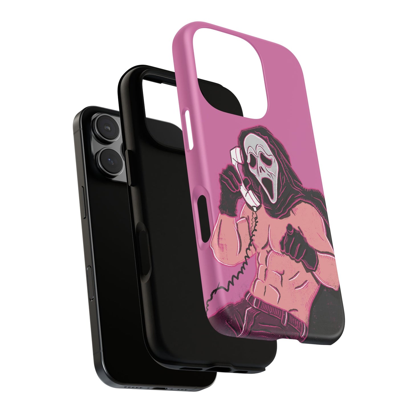 Sexy Ghostface – Phone Case — Scream Masked Muscle Caller Graphic Protective Case