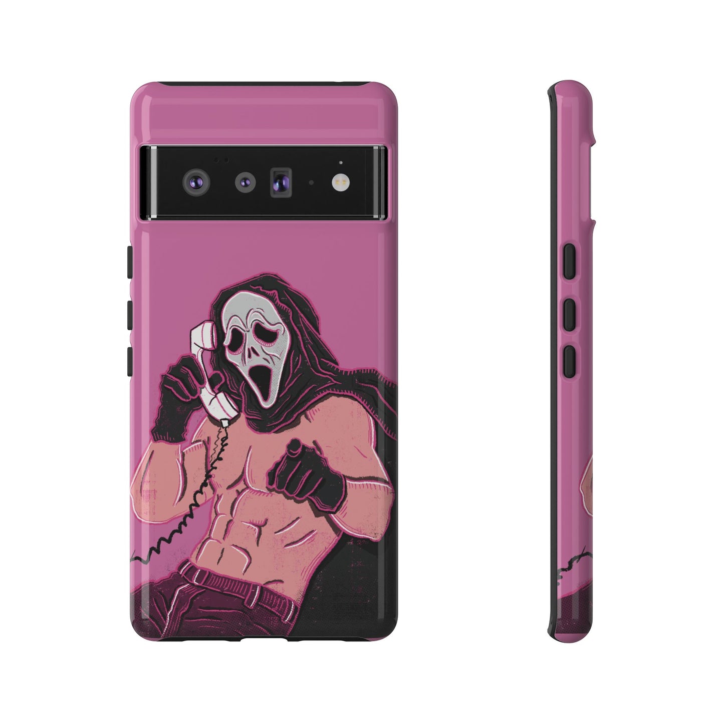 Sexy Ghostface – Phone Case — Scream Masked Muscle Caller Graphic Protective Case