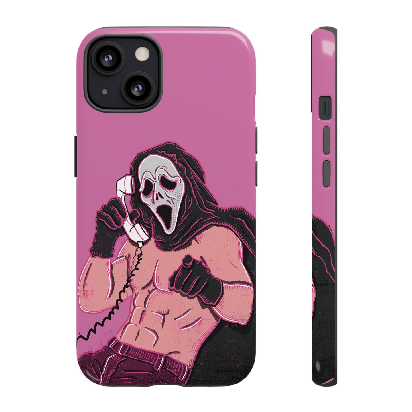 Sexy Ghostface – Phone Case — Scream Masked Muscle Caller Graphic Protective Case