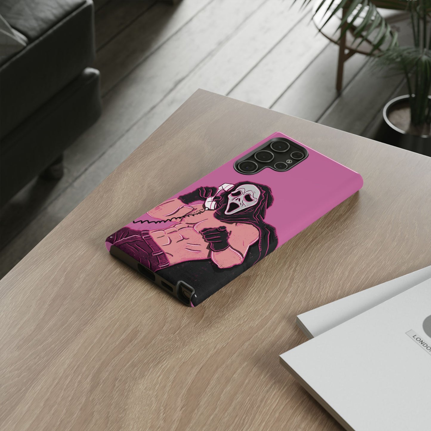 Sexy Ghostface – Phone Case — Scream Masked Muscle Caller Graphic Protective Case