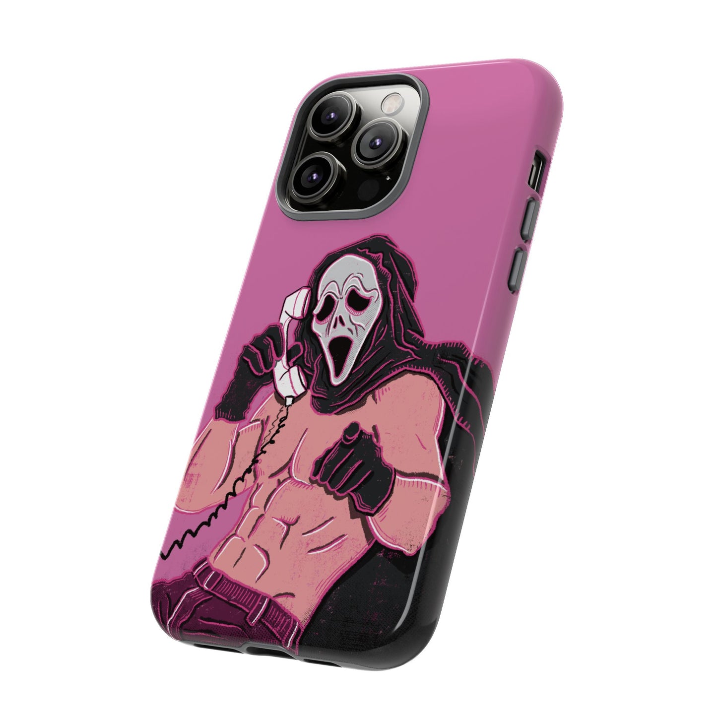 Sexy Ghostface – Phone Case — Scream Masked Muscle Caller Graphic Protective Case
