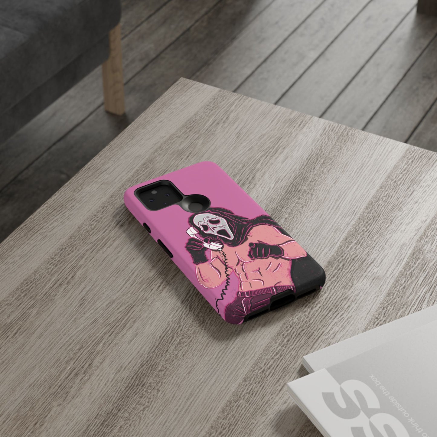 Sexy Ghostface – Phone Case — Scream Masked Muscle Caller Graphic Protective Case