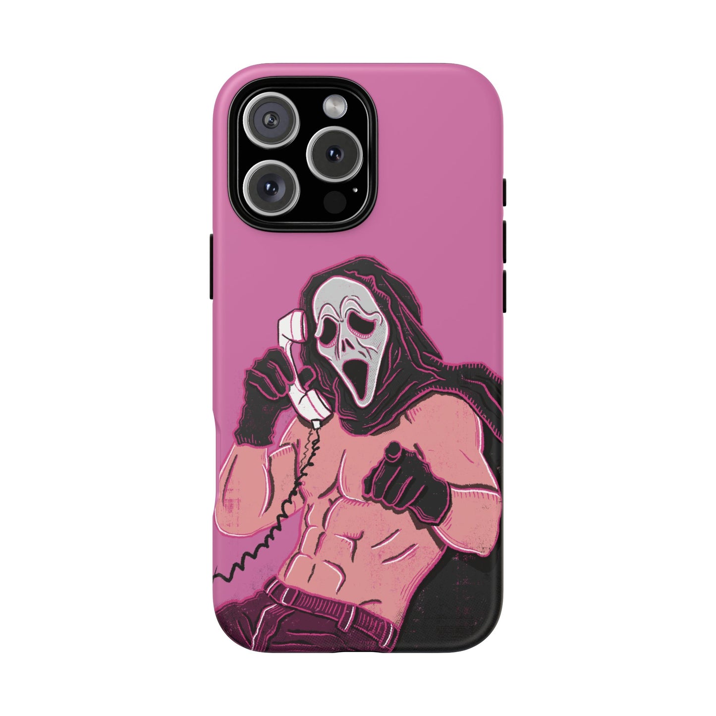 Sexy Ghostface – Phone Case — Scream Masked Muscle Caller Graphic Protective Case