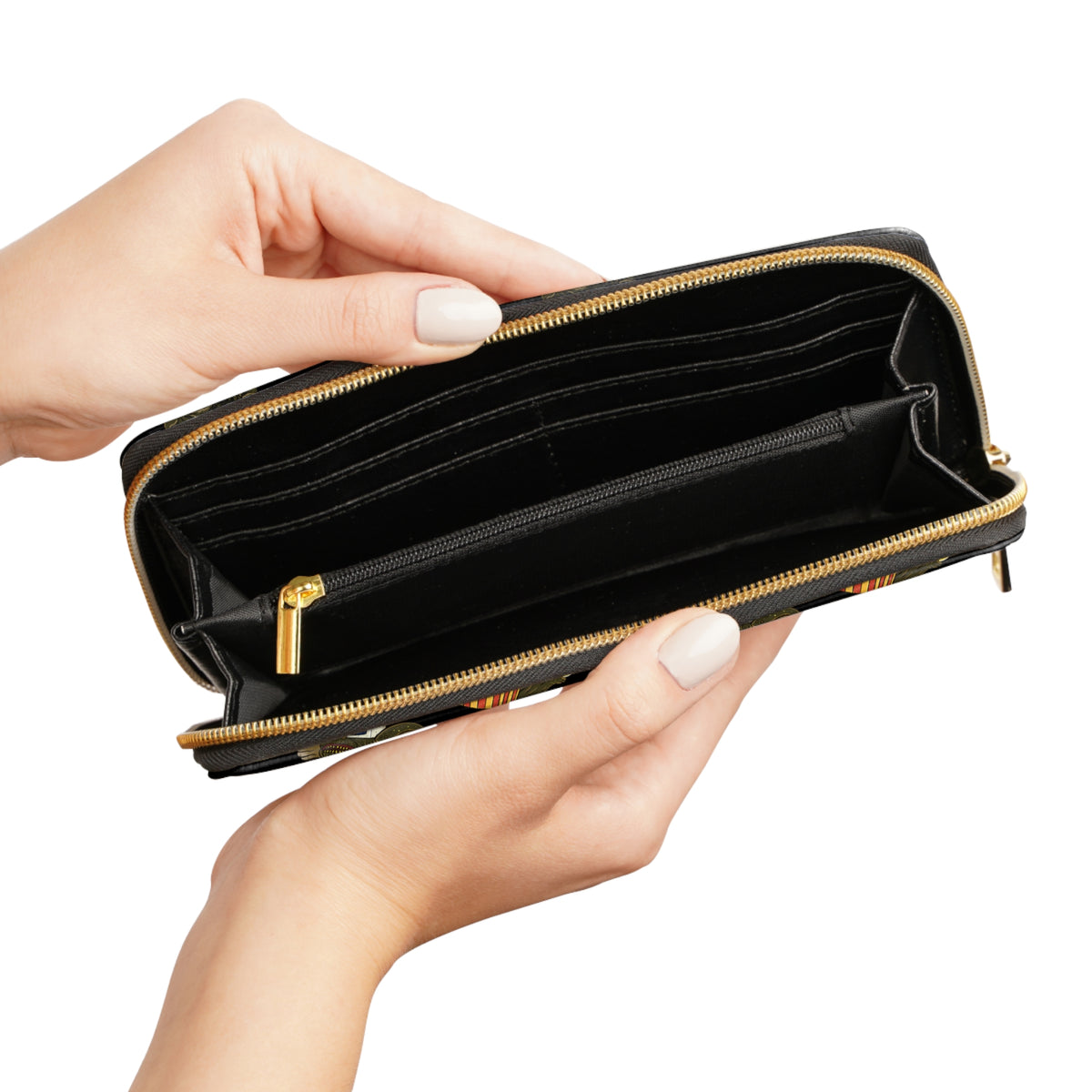 Stripe Gremlins Zip-Around Purse & Wallet
