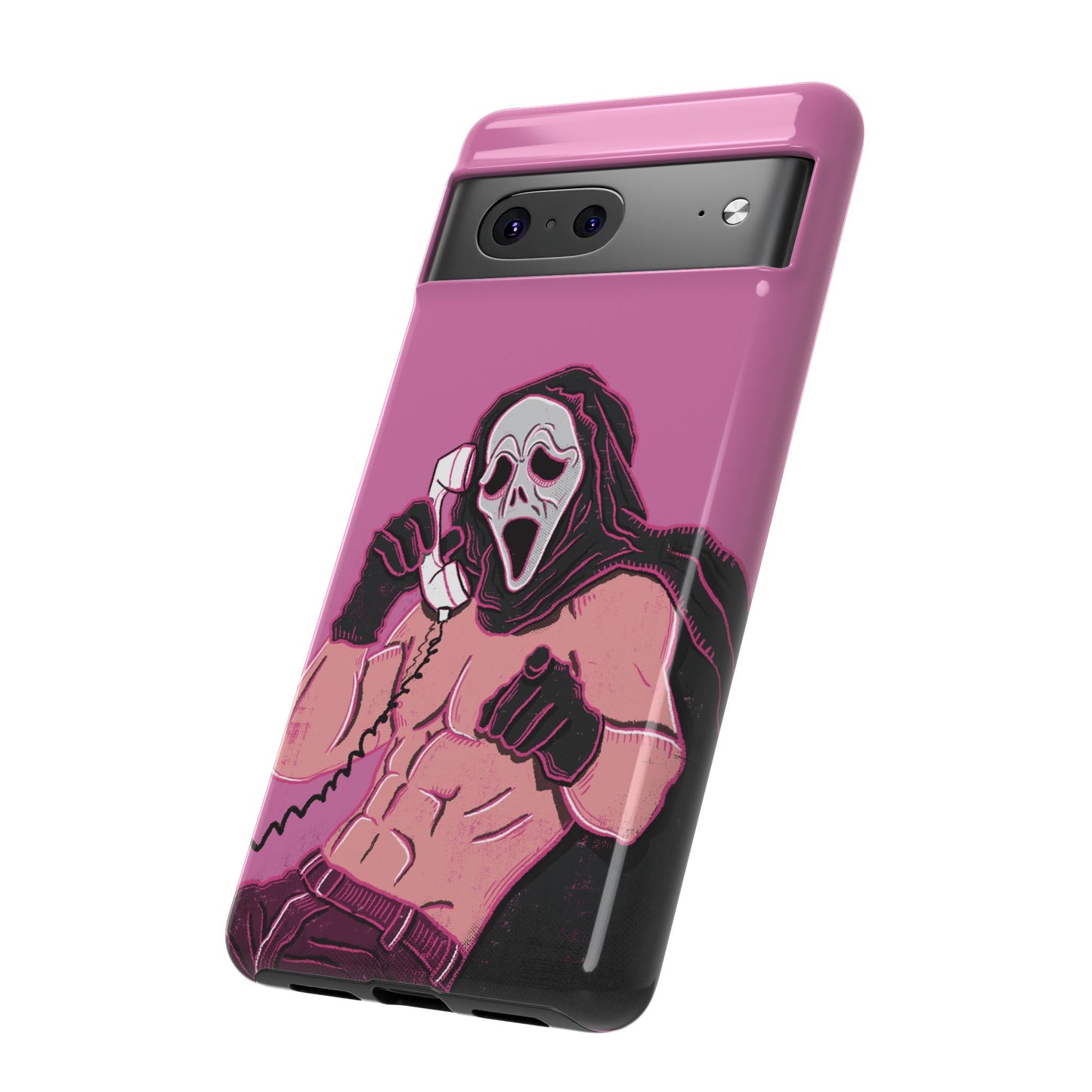 Sexy Ghostface – Phone Case — Scream Masked Muscle Caller Graphic Protective Case