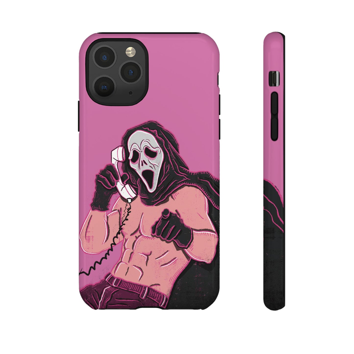 Sexy Ghostface – Phone Case — Scream Masked Muscle Caller Graphic Protective Case