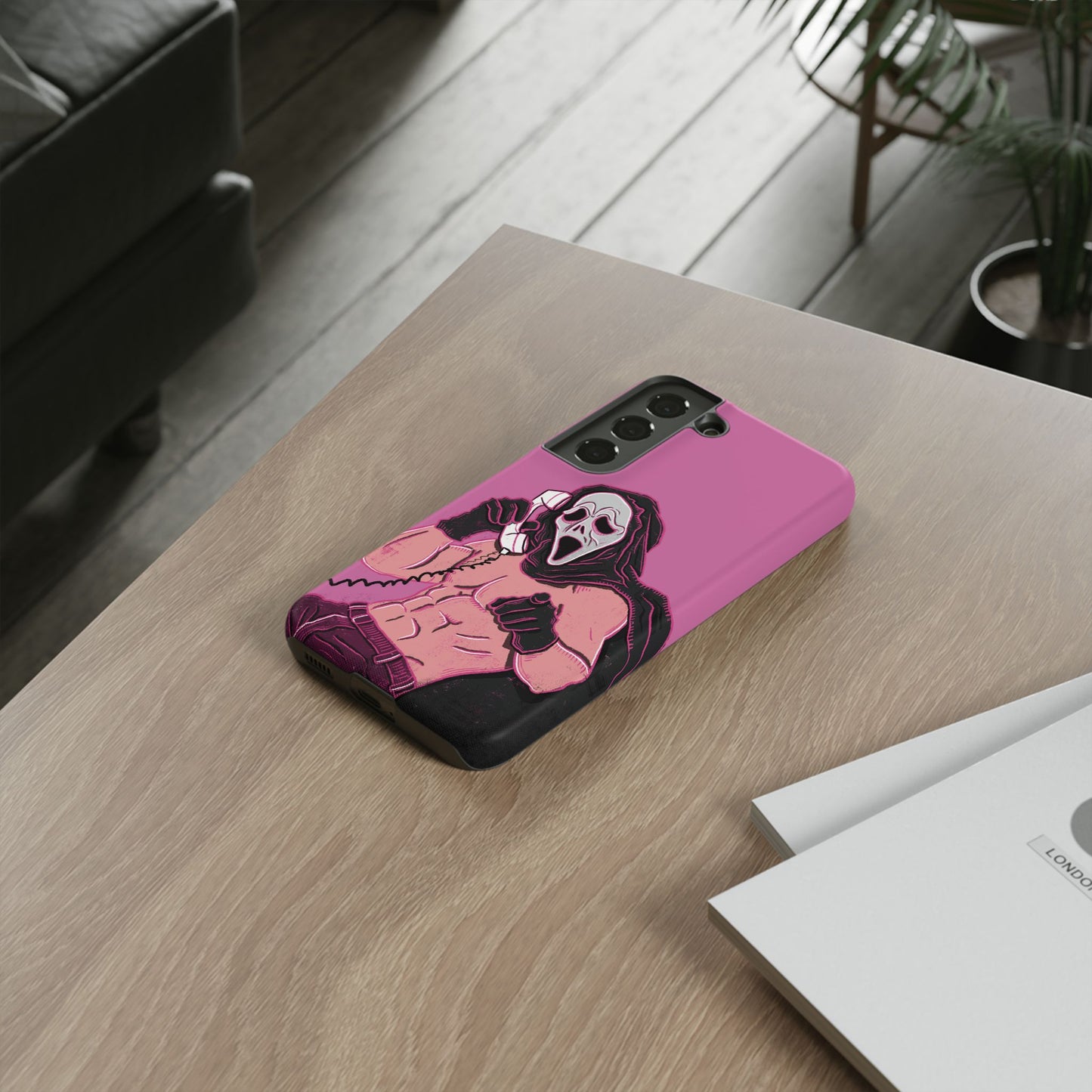 Sexy Ghostface – Phone Case — Scream Masked Muscle Caller Graphic Protective Case