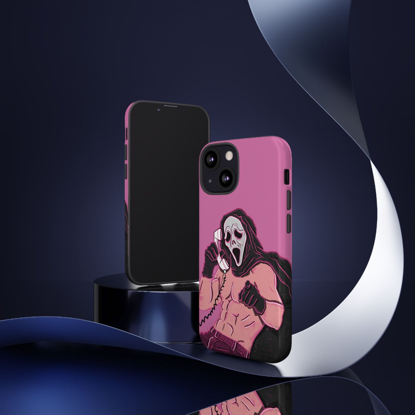 Sexy Ghostface – Phone Case — Scream Masked Muscle Caller Graphic Protective Case
