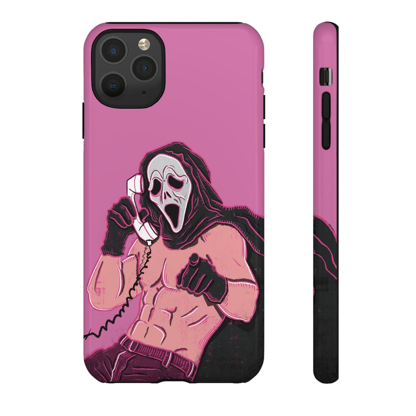 Sexy Ghostface – Phone Case — Scream Masked Muscle Caller Graphic Protective Case