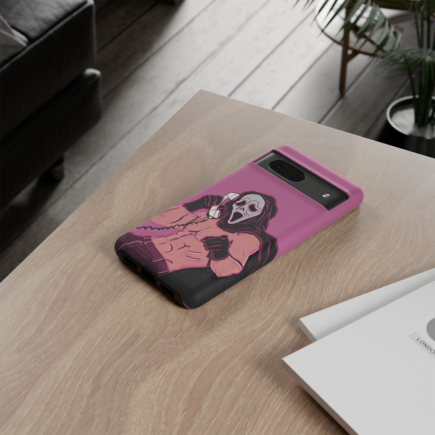 Sexy Ghostface – Phone Case — Scream Masked Muscle Caller Graphic Protective Case