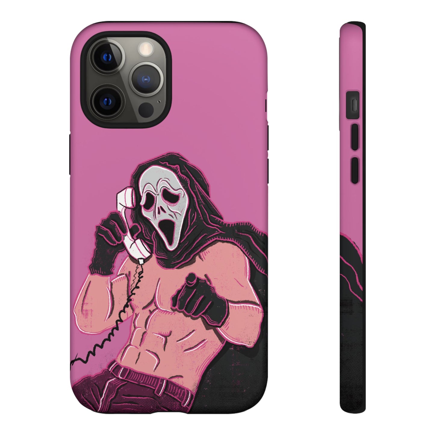 Sexy Ghostface – Phone Case — Scream Masked Muscle Caller Graphic Protective Case
