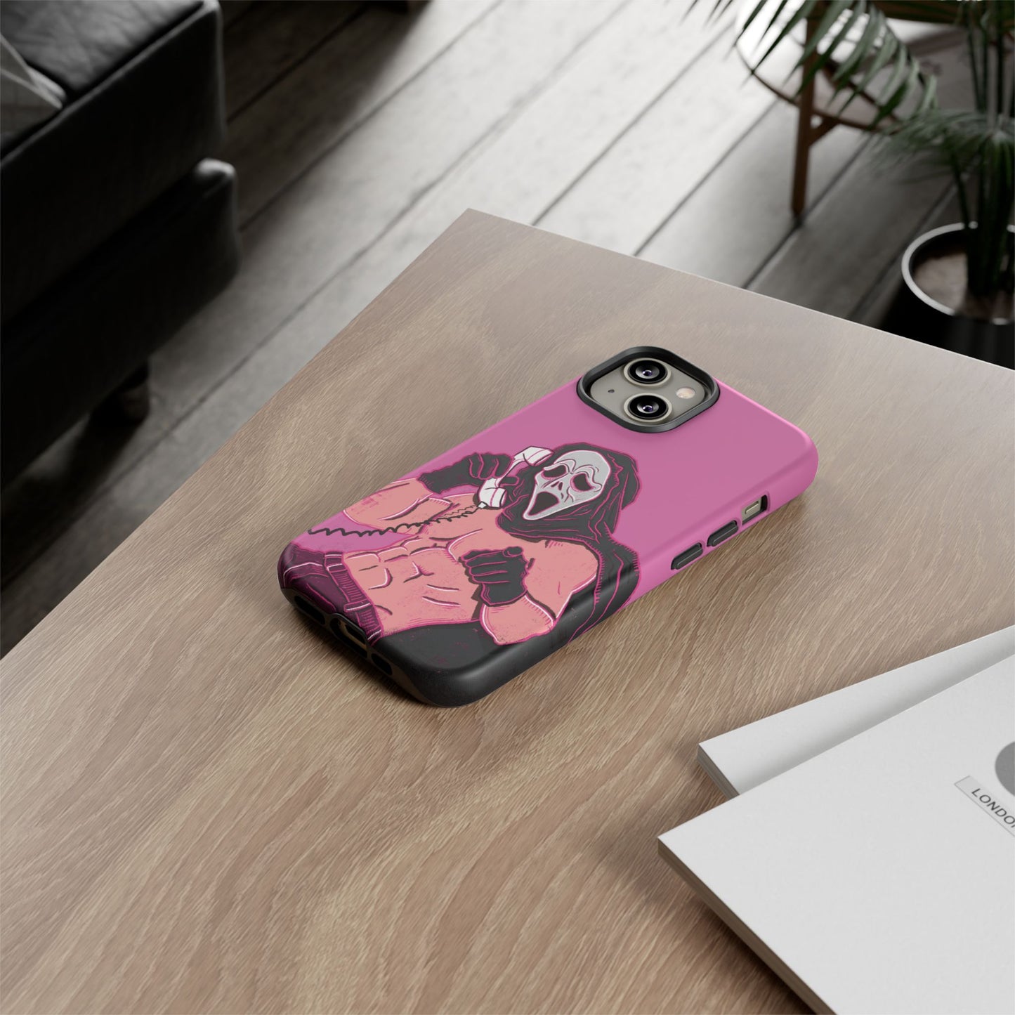 Sexy Ghostface – Phone Case — Scream Masked Muscle Caller Graphic Protective Case