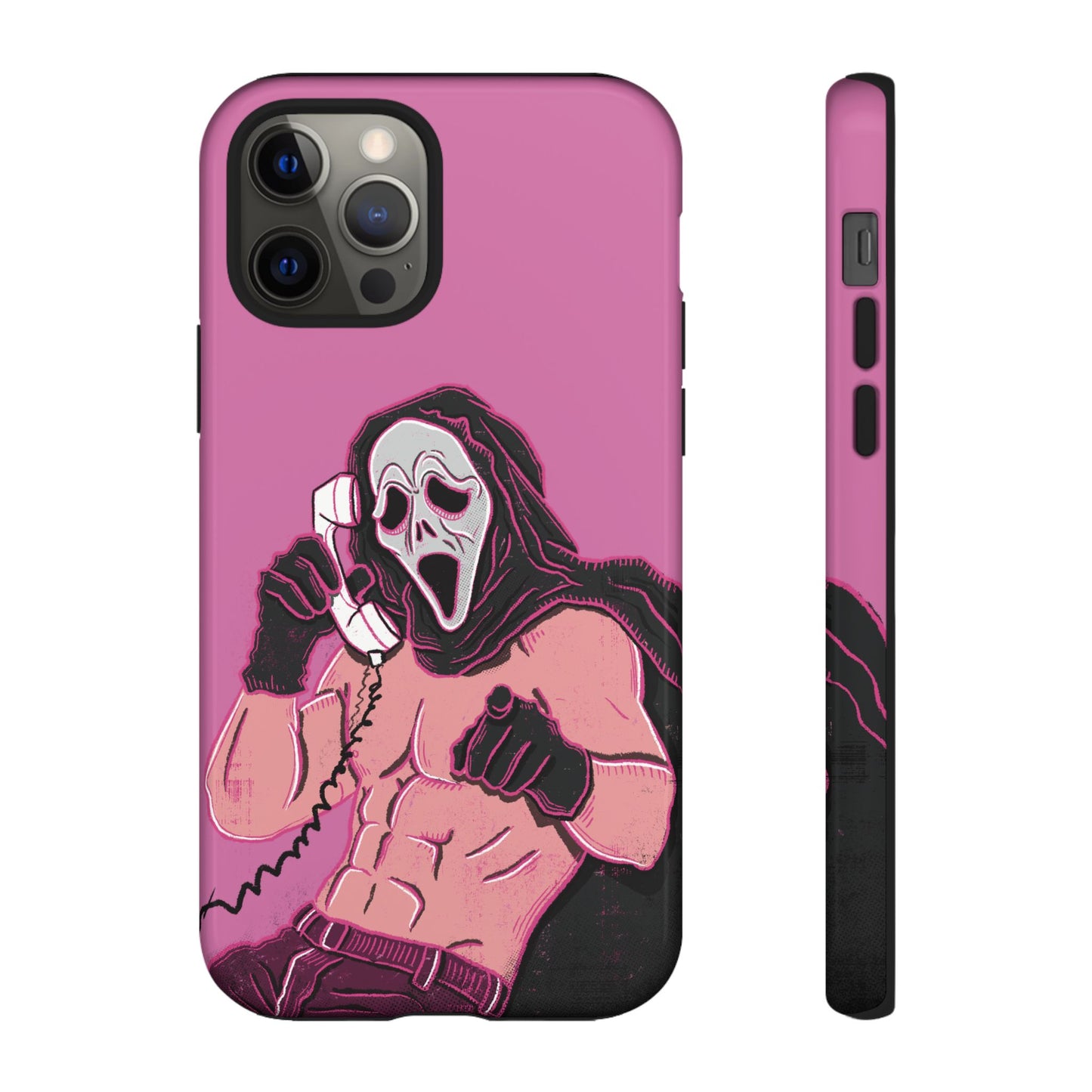 Sexy Ghostface – Phone Case — Scream Masked Muscle Caller Graphic Protective Case