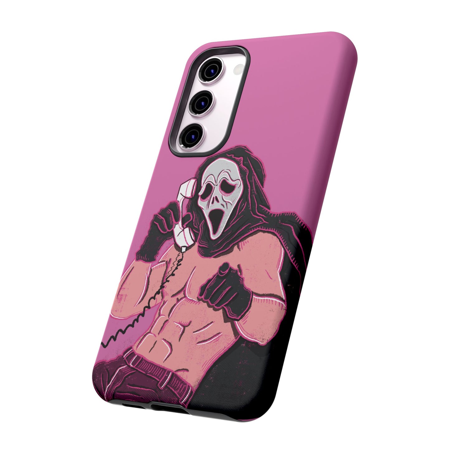 Sexy Ghostface – Phone Case — Scream Masked Muscle Caller Graphic Protective Case
