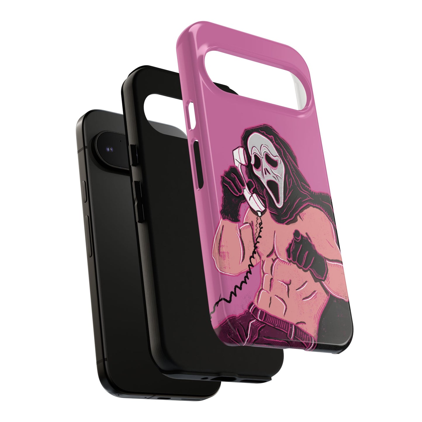 Sexy Ghostface – Phone Case — Scream Masked Muscle Caller Graphic Protective Case