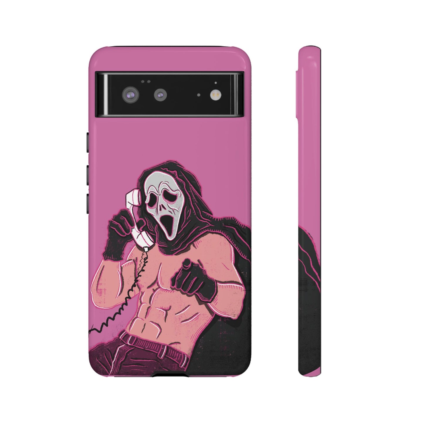 Sexy Ghostface – Phone Case — Scream Masked Muscle Caller Graphic Protective Case