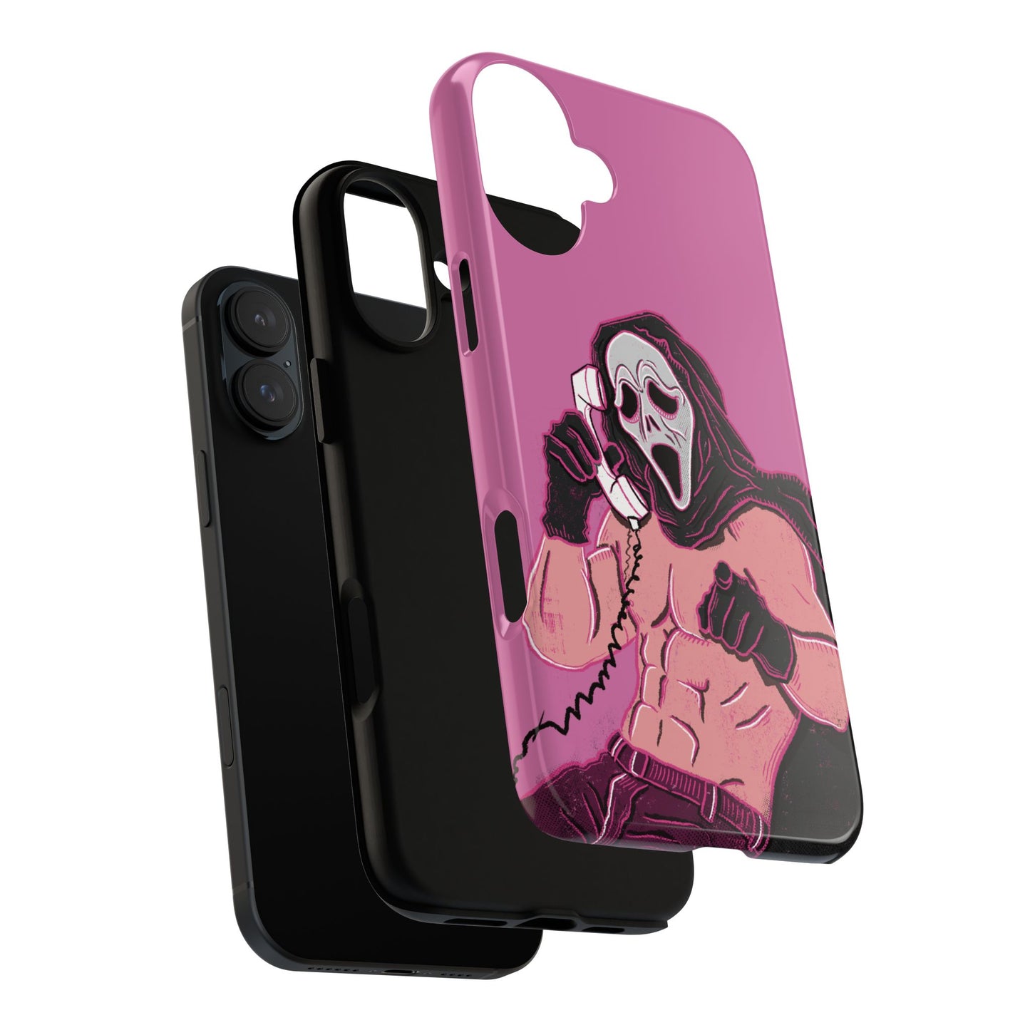 Sexy Ghostface – Phone Case — Scream Masked Muscle Caller Graphic Protective Case