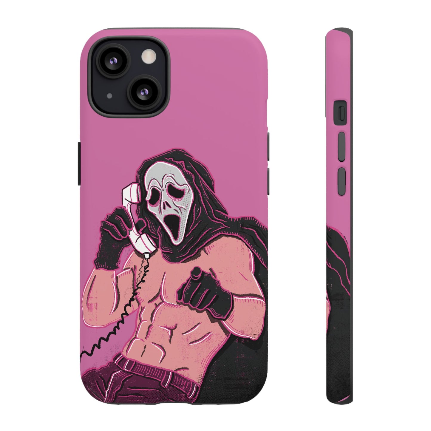 Sexy Ghostface – Phone Case — Scream Masked Muscle Caller Graphic Protective Case